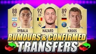 FIFA 20 | CONFIRMED TRANSFERS RUMOURS | SUMMER 2019 | w/ Hazard, Kroos & Dybala