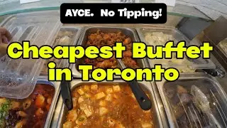 Cheapest AYCE Buffet in Toronto 🇨🇦 No Tip Policy. Cheap Chinese Buffet. Bento King Buffet Club