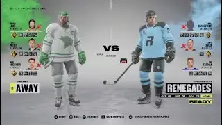 NHL 22 - XFL Custom teams- Renegades vs Guardians Shoot-out