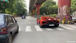 FERRARI SF90 VS LAMBORGHINI Aventador SVJ | ACCELERATION on INDIAN ROADS