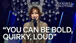Chappell Roan Inducts Cyndi Lauper into Rock & Roll Hall of Fame | Rock Hall 2025 Induction
