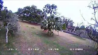 TrueX 130mm Frame Emax 1306 4000kv Kiss 18a Tattu 4s 850mah 75c Sunday Noon Practice Quad Race