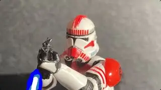 Star Wars: The Clone Wars Fives' Death -  Recreated in Stop Motion
