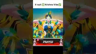Krishna-Inspired Outfit: krishna X suit: Peacock X suit PUBG/BGMI