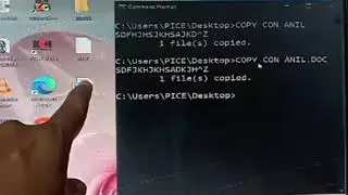 What happen when a new file created without seconday name from command prompt @tkcomputerclass