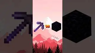 Enchanted Netherite Pickaxe vs Minecraft Blocks. ⛏️⛏️#minecraft #block #comparison #shorts
