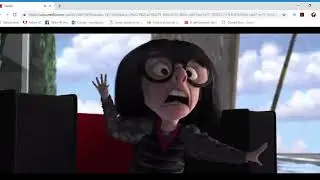 Edna Moda Los incre&iacute;bles (Escena capas)