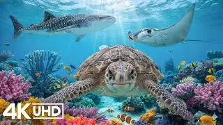 AQUARIUM 4K (ULTRA HD) - Healing Aquarium Journey 🐠 Soothing Music for the Nervous System