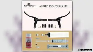 NFOX B021 Mountain Bike Mineral Oil Hydraulic Brake Lever Handle Repair Parts Black Red Bicycle