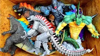 Hunting Found Godzilla vs Kong, Mechagodzilla, Shark, Dinosaur, Dragon, Kaiju Monsters
