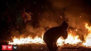 Police disperse #RhodesMustFall protesters with stun grenades and rubber bullets