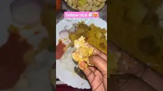 Favourite ever🫠😍yellow rice 🤤&hearts;️ #shortvideo #foodie #ytshorts #viralvideo #yellowrice #ricerecipe