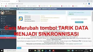 mengatasi menu singkron menjadi tarik data
