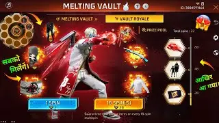 🔥Winter Special Melting Vault Spin Free Fire| FF NEW EVENT | FREE FIRE NEW EVENT |FF NEW EVENT TODAY