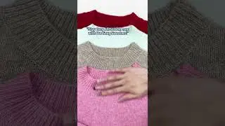 #womens #knitting #split hem jumper #casual #chic #comfort #basic #longsleeves #round neck