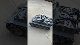 RC Tank German Tiger 1 Scale 1/16 test drive #remotecontrol #rctank #military #army #automobile #ww2