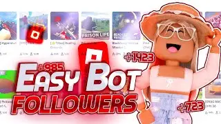 How to get bot followers in roblox(pc) check comments for link
