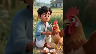 A lovely story of a hen and a farmer #shorts #viral #animation #ai #funny #Animal Odyssey