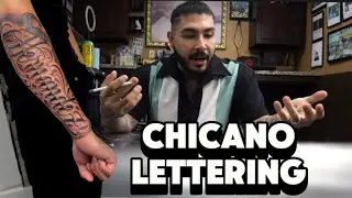 Script Lettering Tattoo (Chicano Style) VLOG