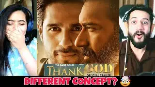 Thank God (Official Trailer) Reaction | Ajay Devgn, Sidharth Malhotra, Rakul | The Tenth Staar