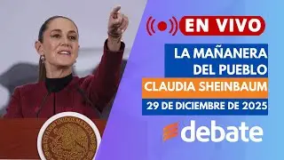 Conferencia matutina de Claudia Sheinbaum presidenta de México del 29 de diciembre de 2025