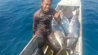 Ketemu koloni ikan tenggiri di spot Blue water
