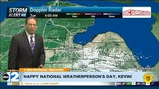 Happy National Weatherperson's Day, Kevin!