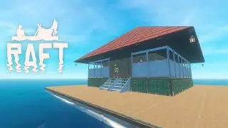 EPIC Raft Creative House On The Water Build!