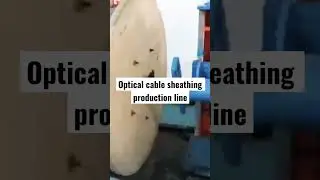 Optical cable sheathing production line