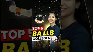 Top 5 Colleges for BA.LLB in India 🎓 #shorts