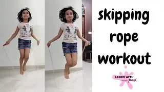 How to Jump Rope Easy Steps | Skipping rope workout | LearnWithPari