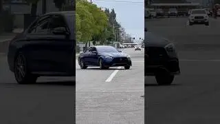 Mercedes Benz E63s AMG SWINGING IT! #mercedes #amg #cars