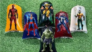 AVENGERS SUPERHERO STORY ASMR Action Figures:Unboxing, Spiderman, Ironman,Hulk,Thor,thanos,Aquamen