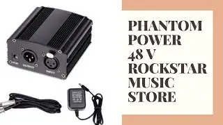 Phantom Power Supply 48v with power adapter