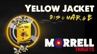 Yellow Jacket Discharge archery target by Morrell