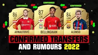 FIFA 22 | NEW CONFIRMED TRANSFERS & RUMOURS! 🤪🔥 ft. Bellingham, Arnautovic, Alonso... etc