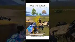 I Clutched a 1v4 With a GUNSTOCK #1v4 clutch with akm #easy 1vs4 clutch bgmi