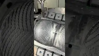 High precision CNC machined injection mold cavity with complex surface texture