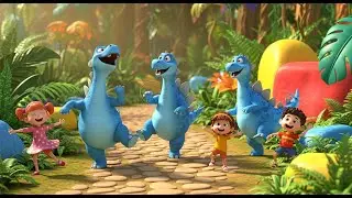 Dinosaurs Roar & Count Song for Kids | Counting & Dinosaur Learning Song, Most Popular Nursery Rhyme