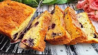 Овсянка, яблоко и черника! Вкусный и простой рецепт диетического торта!
