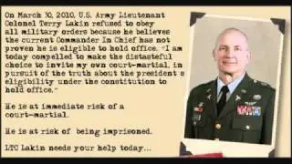 LTC Terry Lakin's Brother Dr. Greg Lakin Discusses Court-Martial on Peter Boyles Show - 11/17/10