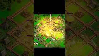 Super Wizard Attack Strategy in Clan Capital in COC || #coc #supercell #clashofclans #shorts