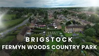 UK 🇬🇧 | Fermyn Woods Country Park, Brigstock, Kettering 4K Aerial Video
