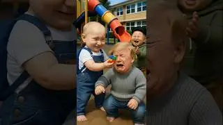 Baby Leaders Fight at the Playground | Trump, Putin & Kim Jong Un Parody #BabyLeaders #Trump #Putin