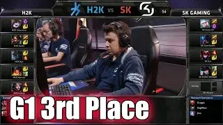H2K Gaming vs SK Gaming | Game 1 3rd place S5 EU LCS Spring 2015 playoffs | H2K vs SK G1