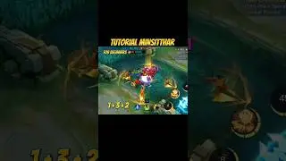 MINSITTHAR BEGINNER COMBO TUTORIAL✅#mobalegends5v5 #moba5v5pippin #moba5v5english #minsithar #shorts