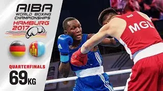 Quarterfinals (69kg) BYAMBA Tuvshinbat (Mongolia) vs BARAOU Abass (Germany)