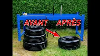 DEUX PNEUS DANS UN ! (machine à tripler) ⚙️♻️