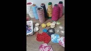 Economize no Crochê! Bases de tapetes usando sobras de barbante   #tapetedecrochê #sobrasdebarbante