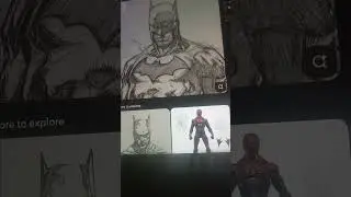 Drawing some characters (with references) #doctordoom #batman #invincible #art #drawing 